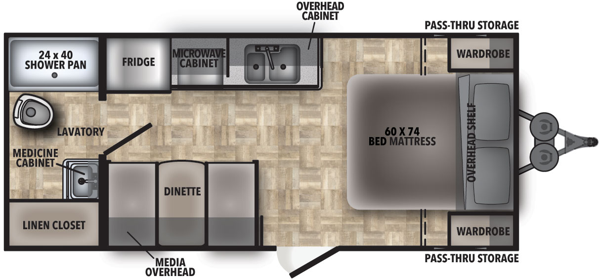 2023 Forest River RV Shasta 18FQ