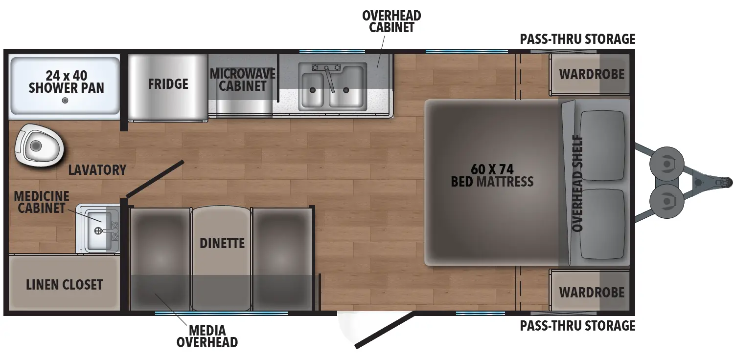 2024 Forest River RV Shasta 18FQ