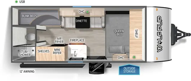 2024 Cherokee Wolf Den 16EV